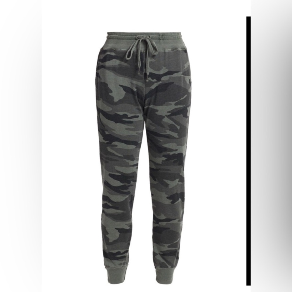 EUC Splendid Camo Joggers Olive Branch- Size Small